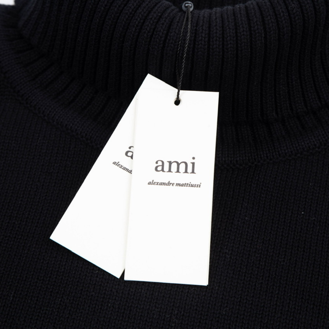 AMI Paris Herzlogo Strickpullover – Luxuriöser Unisex Designer Pullover für Komfort & Stil