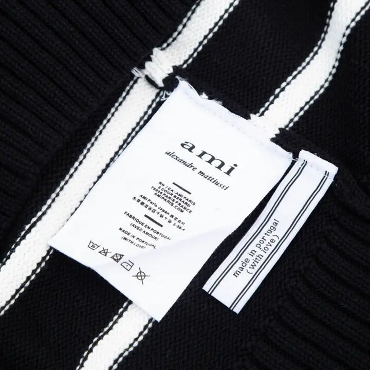 AMI Paris Herzlogo Strickpullover – Luxuriöser Unisex Designer Pullover für Komfort & Stil