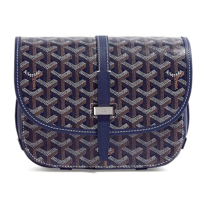 Exklusive Goyard Marineblaue Monogramm Tasche – Luxus Handtasche mit Handwerkskunst