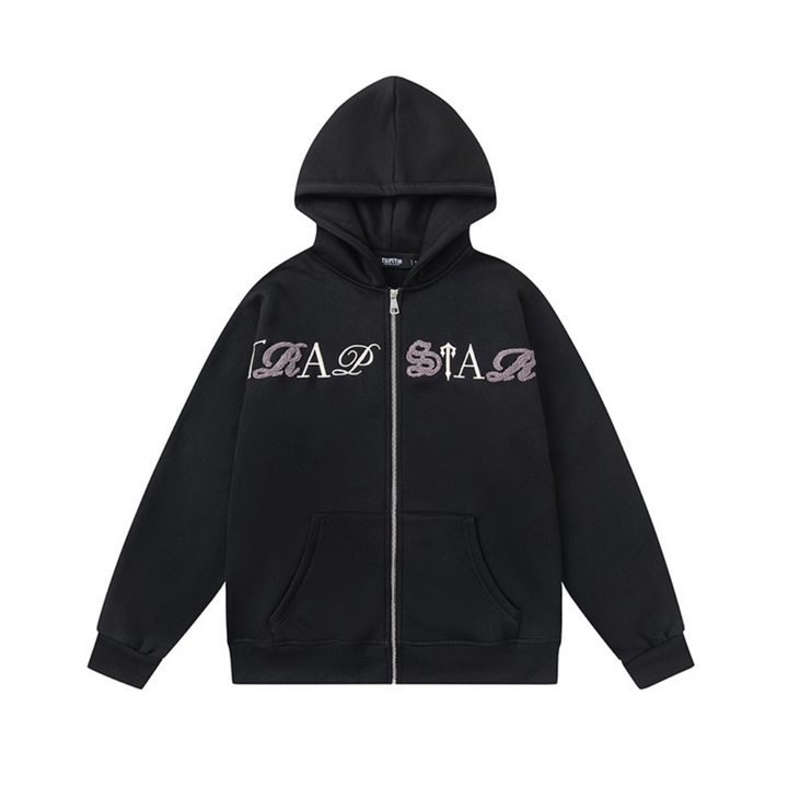 Trapstar Irongate Secret Schwarzer Herren Trainingsanzug Set - Stilvoller Streetwear Freizeitanzug