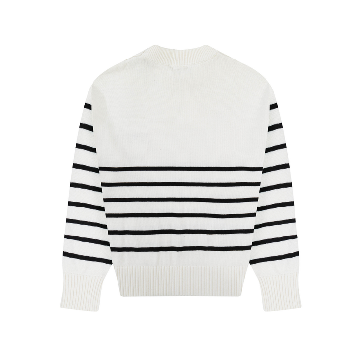 AMI Paris Unisex Baumwollpullover Herz-Logo Komfortabler Stilvoller Luxus Sweater