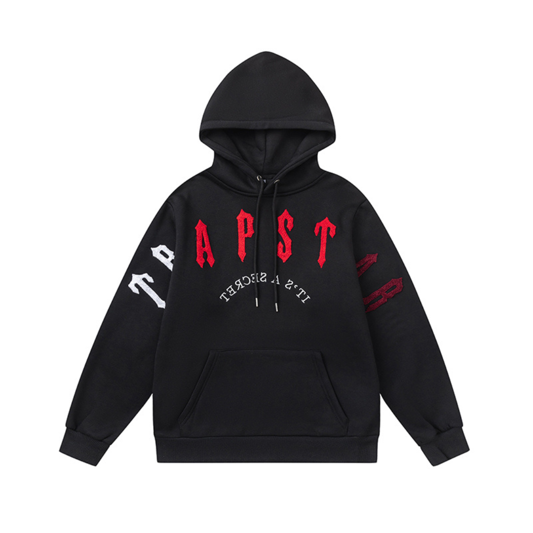 Exklusiver Trapstar Gradient Rot Secret Trainingsanzug – Stilvoller Streetwear-Look für Ihn