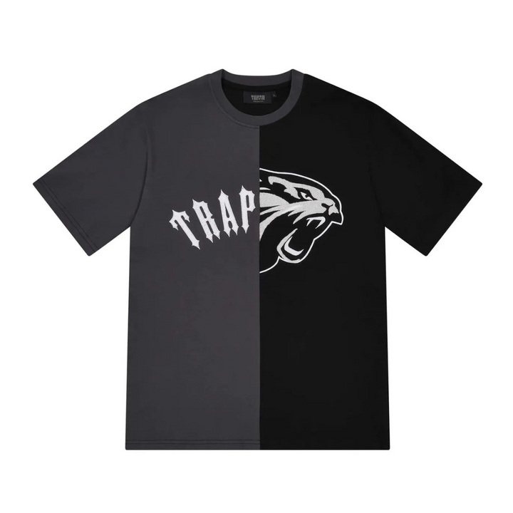 Trapstar Shooters Kurzset Schwarz Grau Herren Streetwear Gemütliche Sportswear