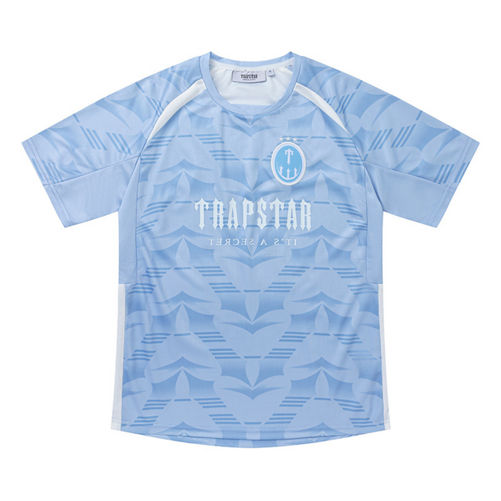 Trapstar Irongate Gradient Himmelblau T-Shirt – Stylisches, Bequemes Streetwear Oberteil