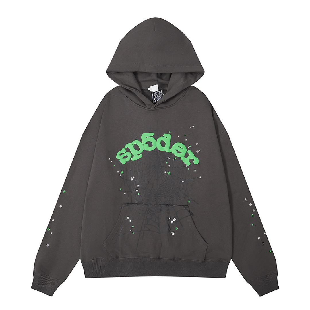 SP5DER Gemütlicher Trainingsanzug: Stylischer Hoodie & Komfortable Hose Streetwear Look