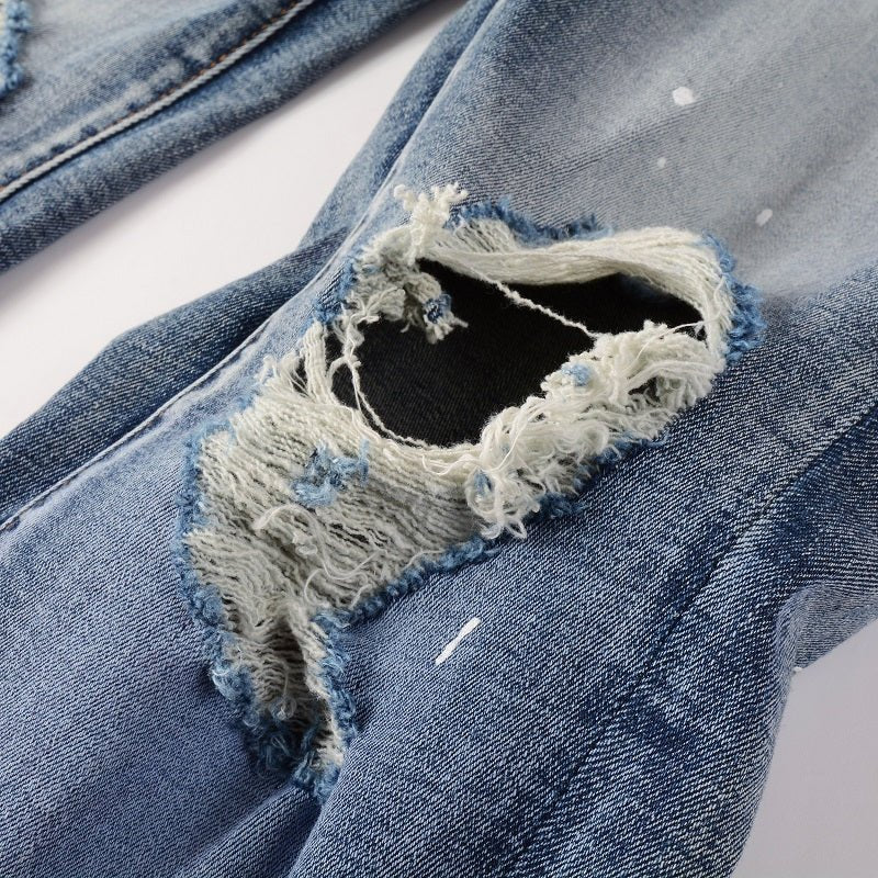 Amiri Palmblaue Luxus Designer Jeans Herren – Premium Denim, Beste Passform