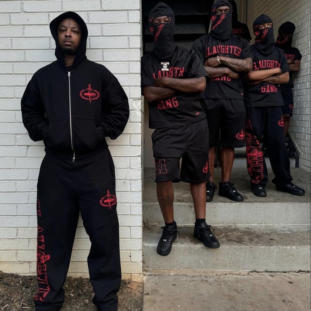 Corteiz Slaughter Gang Urban Trainingsanzug Set – Bequem, Stilvoll, Exklusiver Streetwear