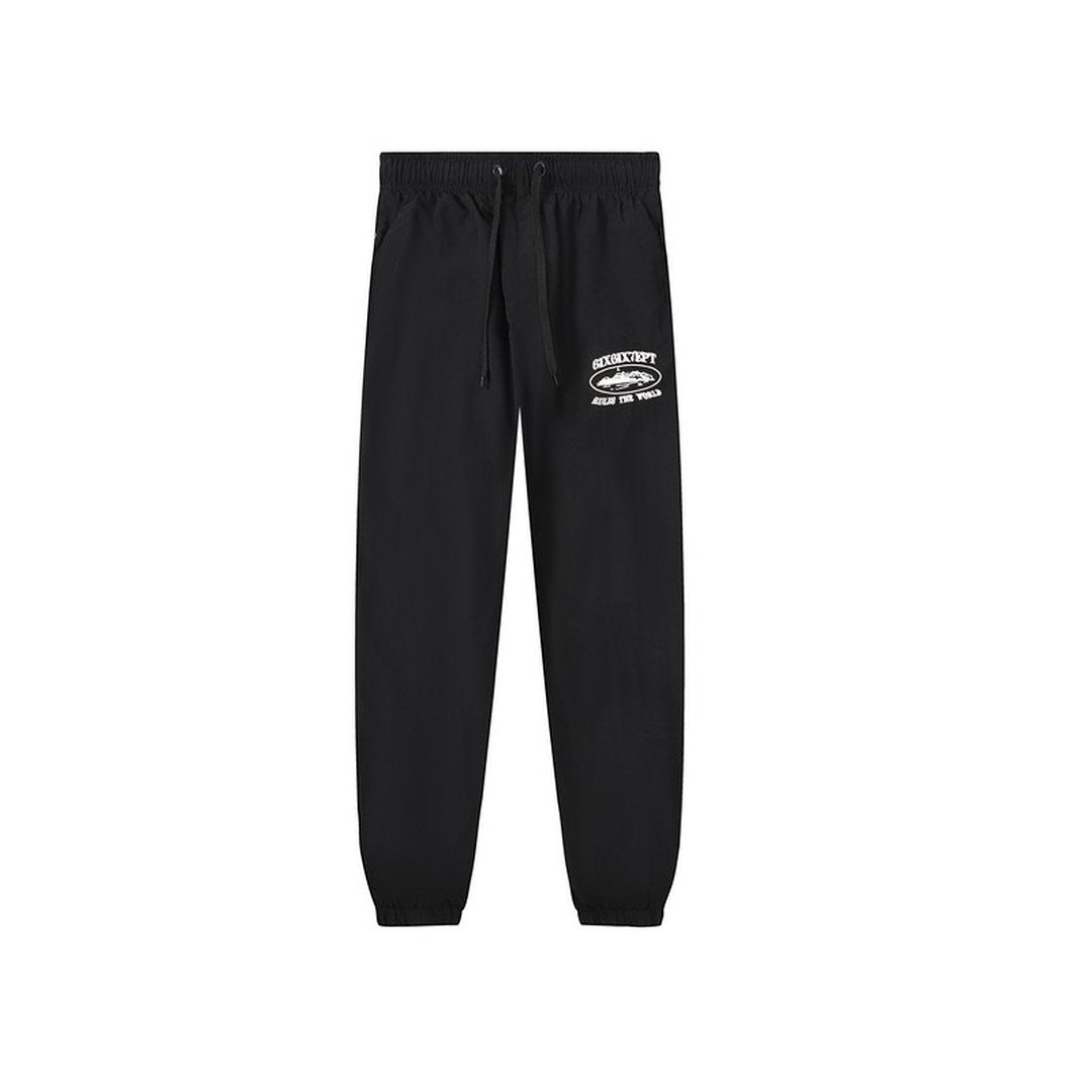 Corteiz Schwarzer Streetwear Trainingsanzug – Bequemer & Stilvoller Freizeit-Look
