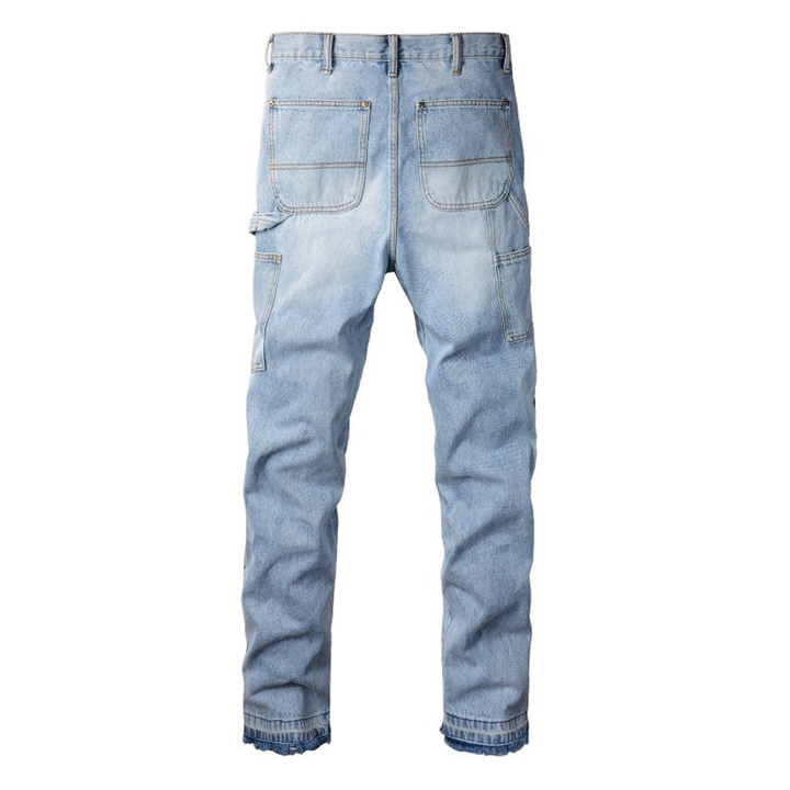 Amiri Blaue Patch Flared Jeans – Designer-Denim mit Schlag für Style-Liebhaber