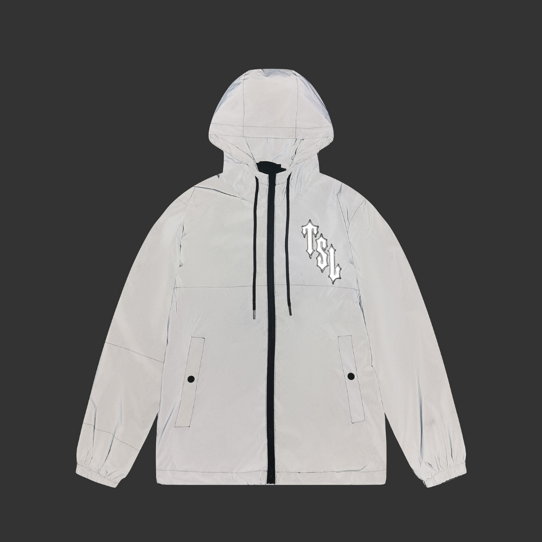 Trapstar London Shooters Reflektierende Schwarze Windjacke – Stylisch & Wetterfest