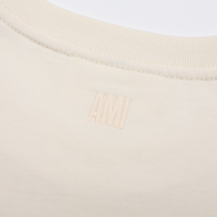 AMI Paris Herz Logo Baumwoll T-Shirt Herren – Klassisch, Bequem, Stilvoll