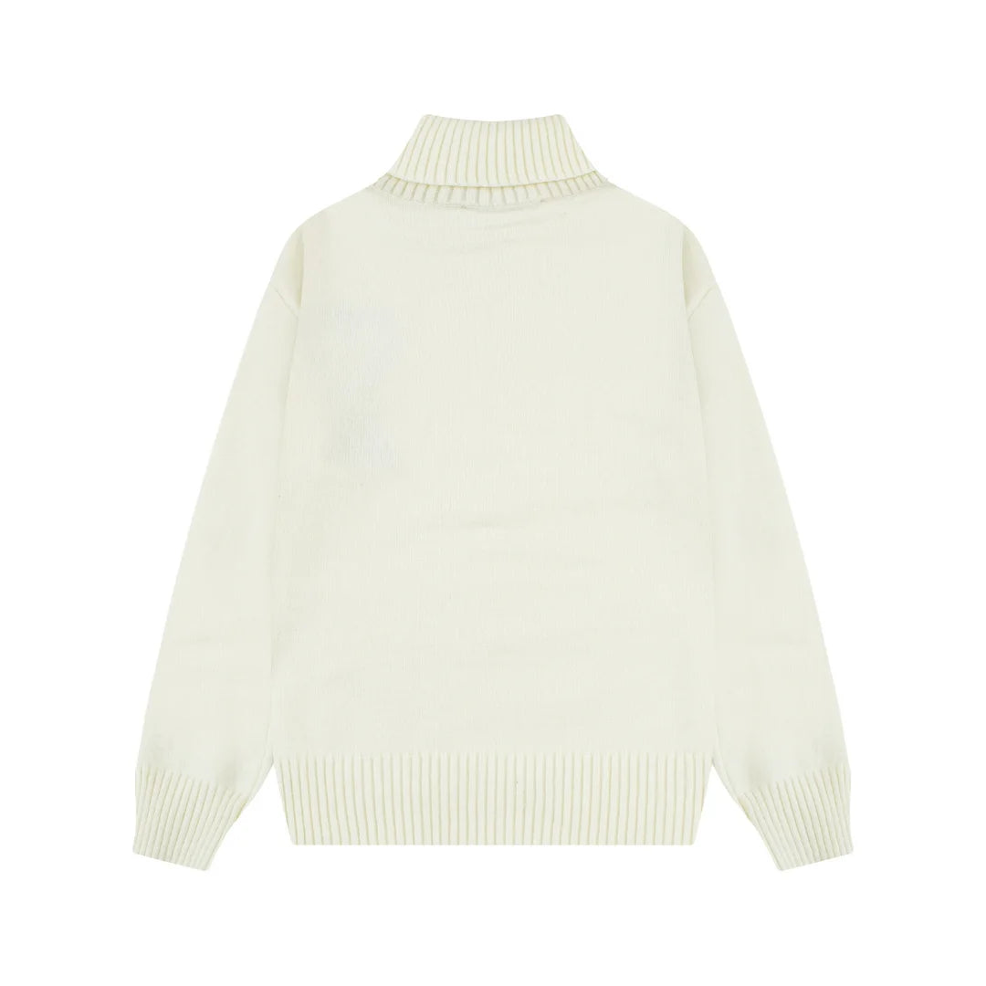 AMI Paris Unisex Wollpullover – Eleganter, Zeitloser Pariser Stil Sweater