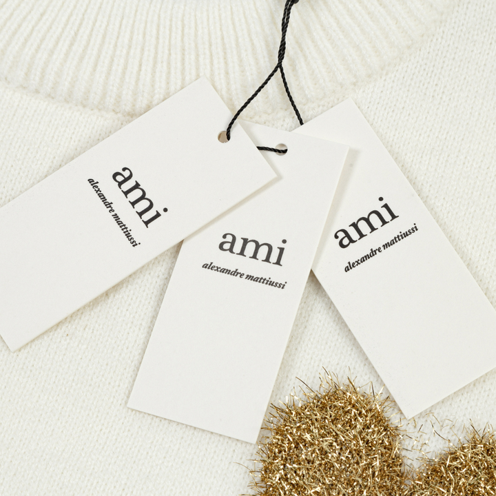 AMI Paris Unisex Wollpullover – Eleganter, Zeitloser Pariser Stil Sweater