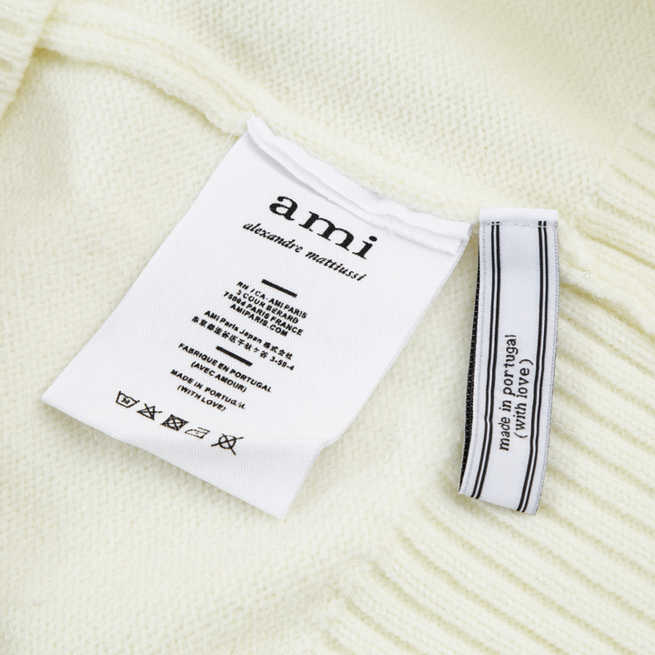 AMI Paris Unisex Wollpullover – Eleganter, Zeitloser Pariser Stil Sweater
