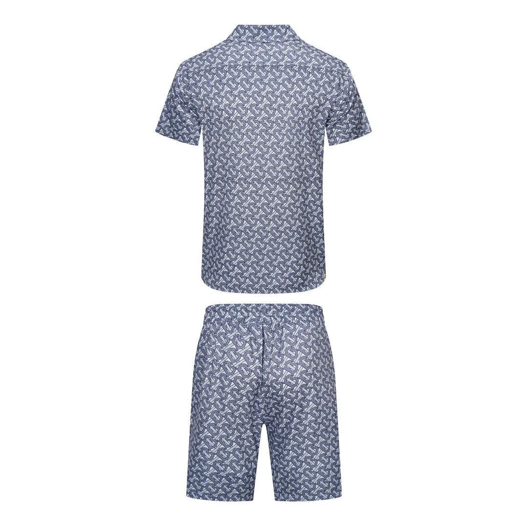 Luxuriöses Burberry Sommer Shorts Set – Bequem, Stilvoll und Atmungsaktiv Designer Freizeitkleidung