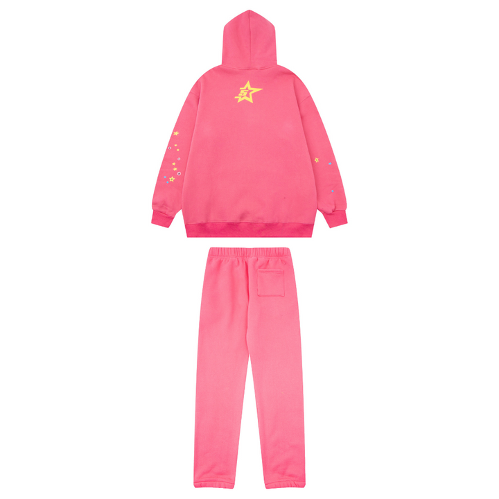 SP5DER Unisex Streetwear Trainingsanzug: Komfortables Set für Freizeit & Sport