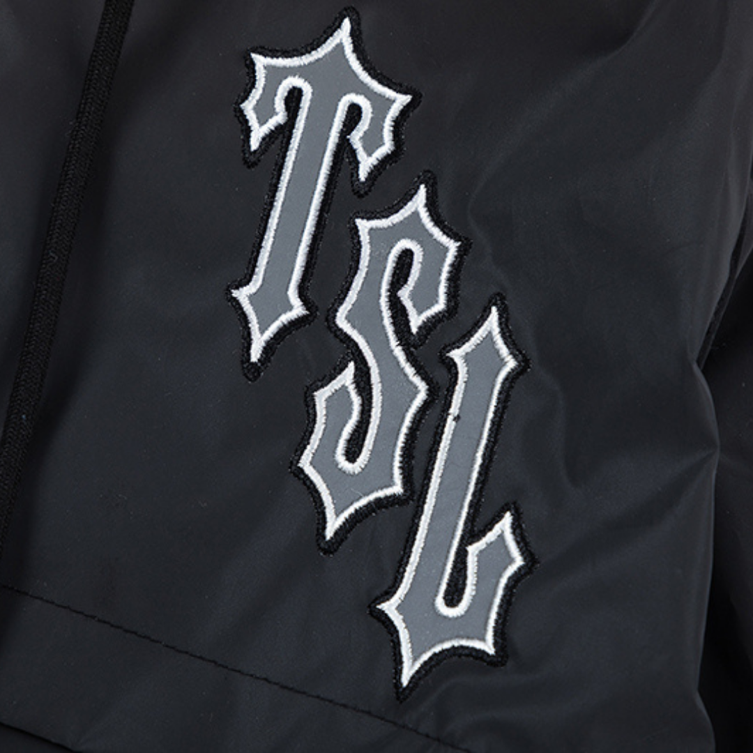 Trapstar London Shooters Reflektierende Schwarze Windjacke – Stylisch & Wetterfest