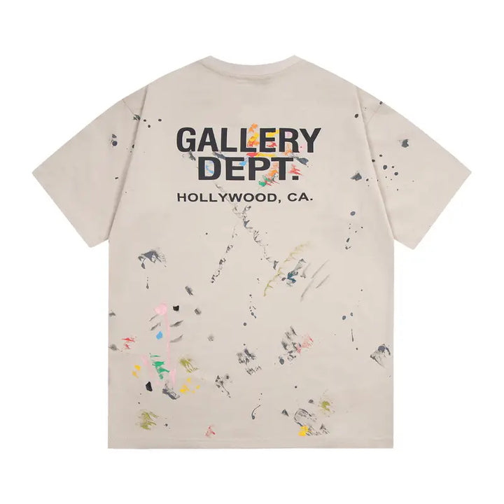 Gallery Dept. Künstlerisches Oversized Unisex T-Shirt – Handgemacht, Einzigartiger Streetwear-Stil