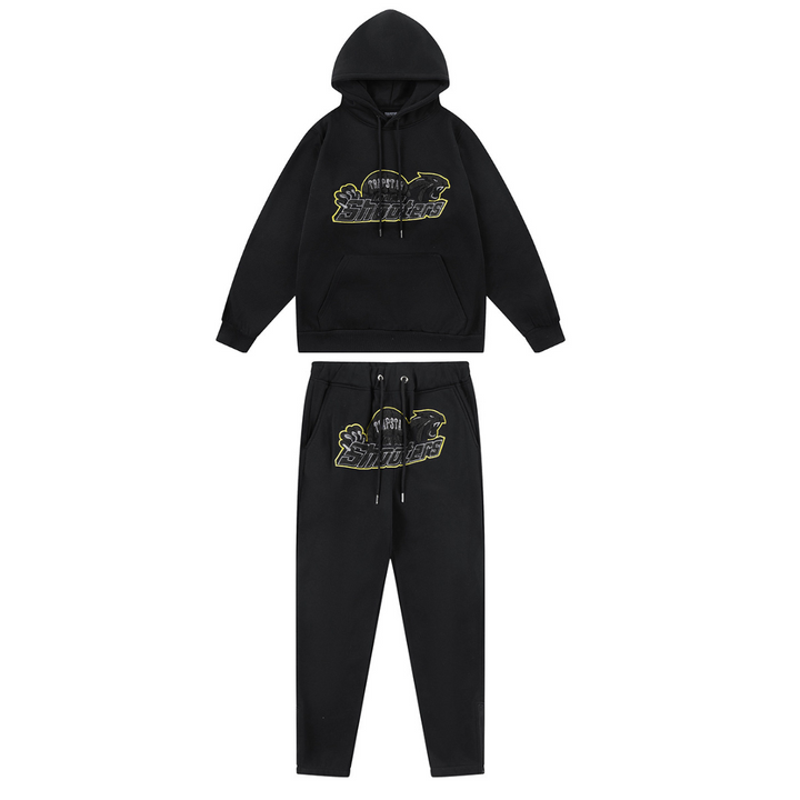 Trapstar Shooters Kapuzen-Jogginganzug Limette – Stylisches Streetwear Komfort Set
