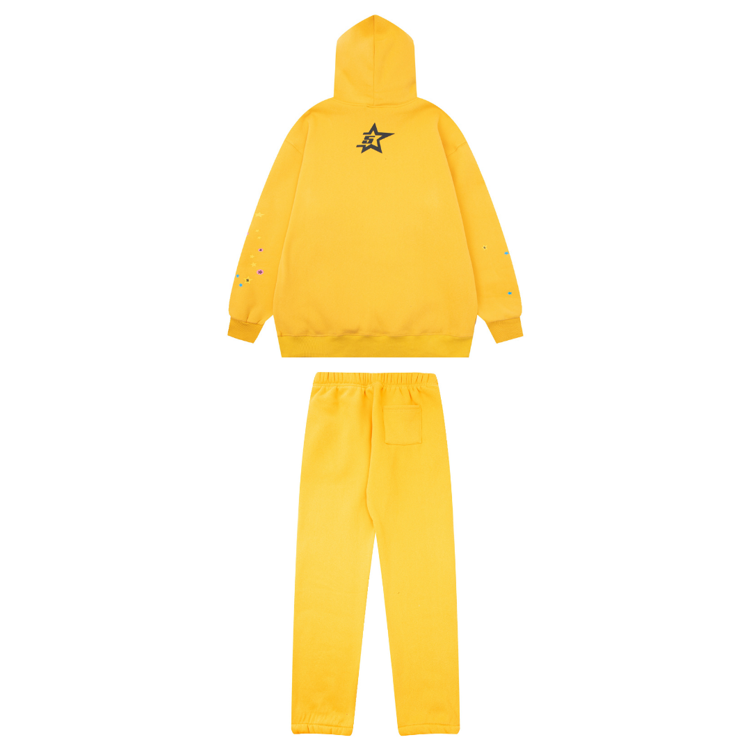 Sp5der Streetwear Trainingsanzug Herren Damen Bequemer Stilvoller Freizeitanzug Set Modern