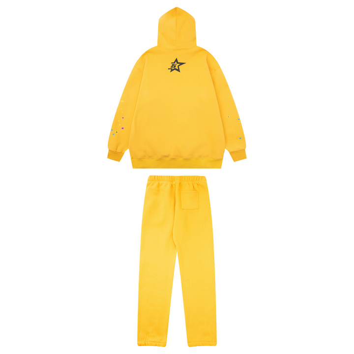 Sp5der Streetwear Trainingsanzug Herren Damen Bequemer Stilvoller Freizeitanzug Set Modern