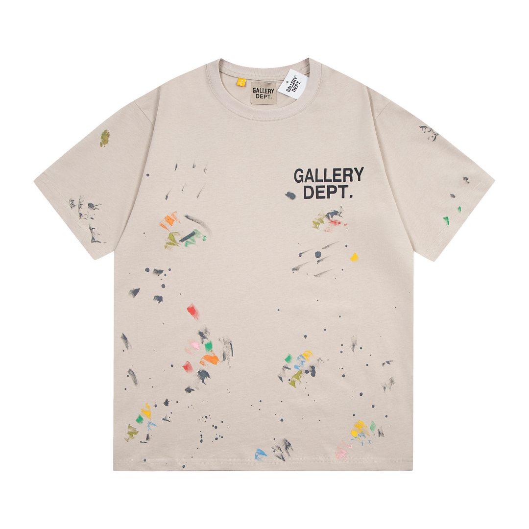 Gallery Dept. Künstlerisches Oversized Unisex T-Shirt – Handgemacht, Einzigartiger Streetwear-Stil