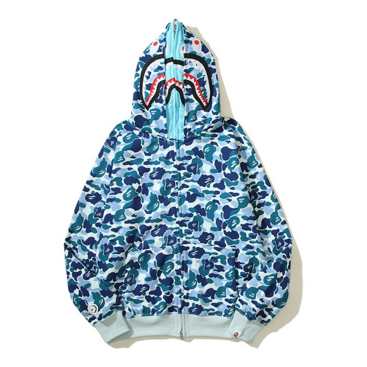 Stylisches BAPE Camo Set: Premium Kapuzenpullover & Shorts für Streetwear-Fans