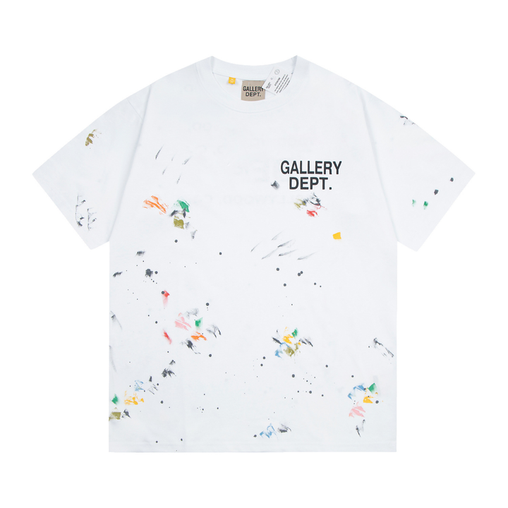Exklusives Gallery Dept. Streetwear T-Shirt: Lässig, Künstlerisch, Deconstructed Design für Herren