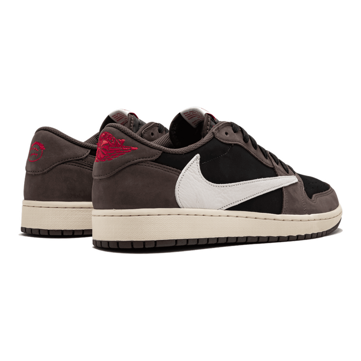 Exklusiver Travis Scott Air Jordan 1 Low "Mocha" Sneaker – Premium Nubuk Design