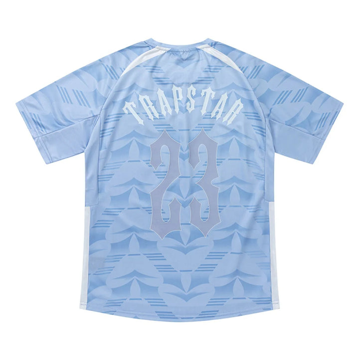 Trapstar Irongate Gradient Himmelblau T-Shirt – Stylisches, Bequemes Streetwear Oberteil