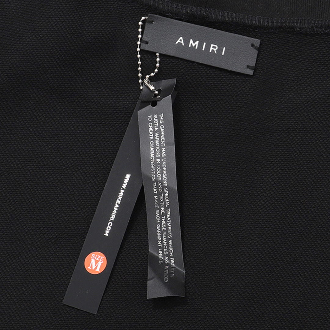 Amiri Bandana Luxus Hoodie – Stilvoller Streetwear Kapuzenpullover Schwarz Komfortabel Design