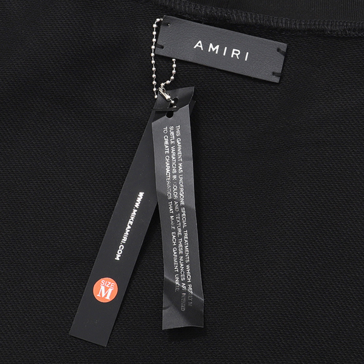 Amiri Bandana Luxus Hoodie – Stilvoller Streetwear Kapuzenpullover Schwarz Komfortabel Design