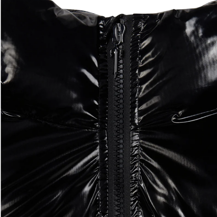 Trapstar Damen Decoded Glänzende Schwarze Kapuzenjacke - Urbaner Streetwear-Style