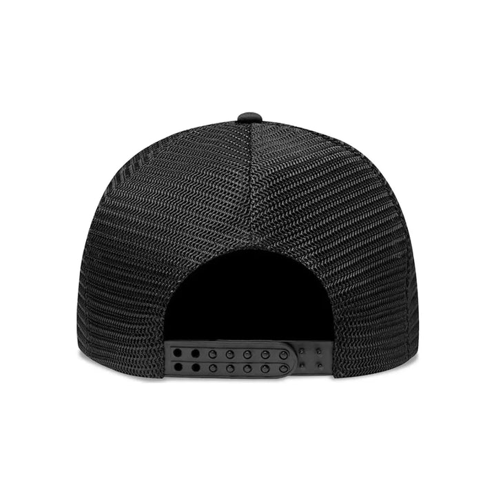 Corteiz Trucker Alcatraz Kappe – Stylish Schwarz Pink Streetwear Unisex Design