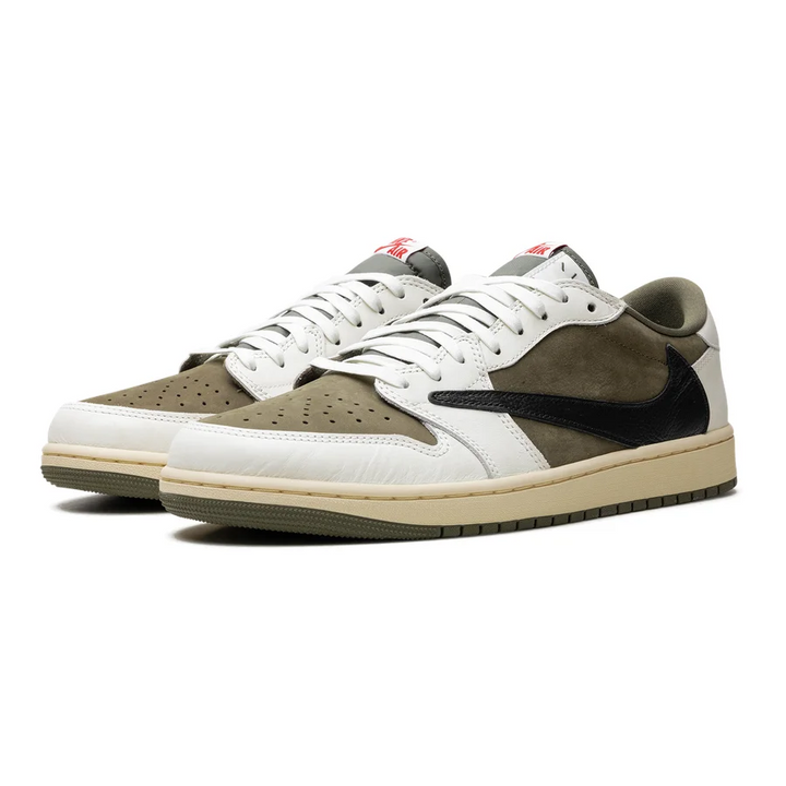 Exklusiver Air Jordan 1 Low OG SP Travis Scott 'Medium Olive' Sneaker