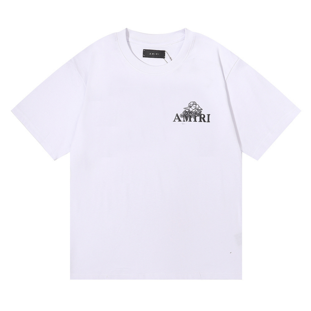 Amiri Angel Love T-Shirt: Luxuriöses Designer-Shirt mit einzigartigem Engel-Print