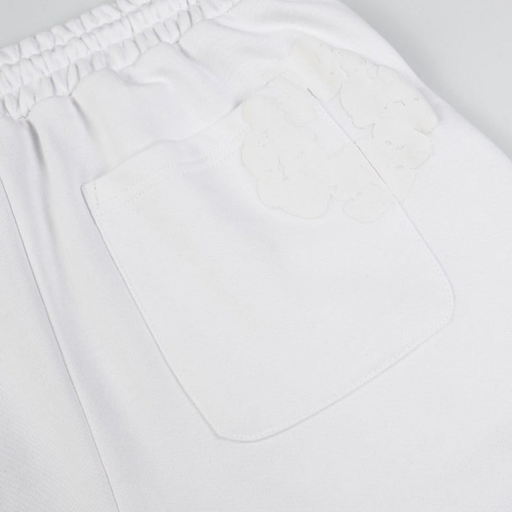 Denim Tears Dreifach Weißes Kurzes Set – Stilvoller Komfort für Herren