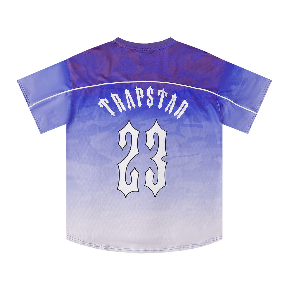 Exklusives Trapstar Eisblau Farbverlauf T-Shirt | Stylisches Streetwear Herren Tee
