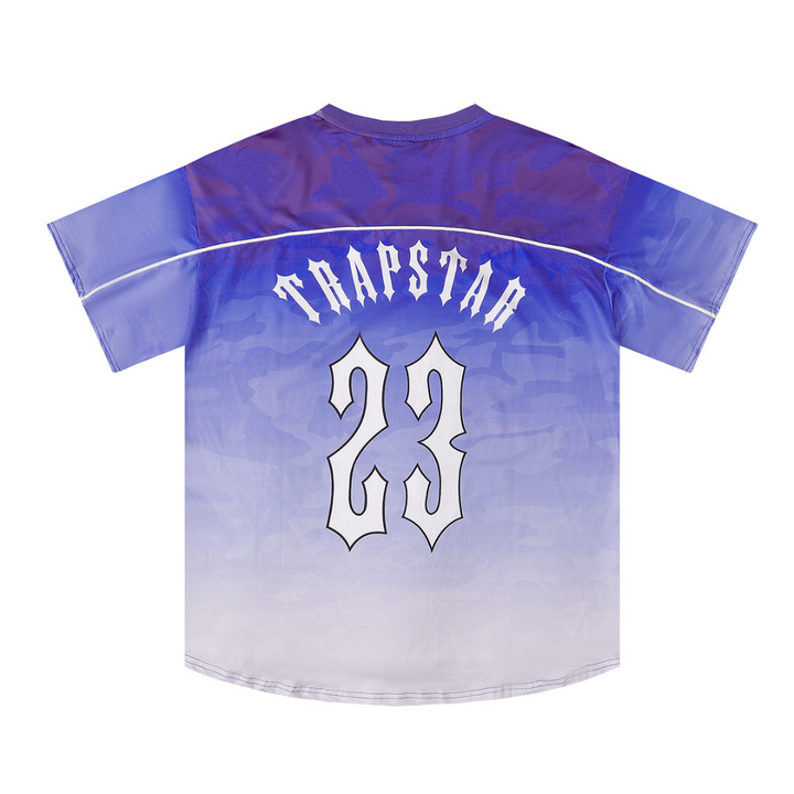 Exklusives Trapstar Eisblau Farbverlauf T-Shirt | Stylisches Streetwear Herren Tee