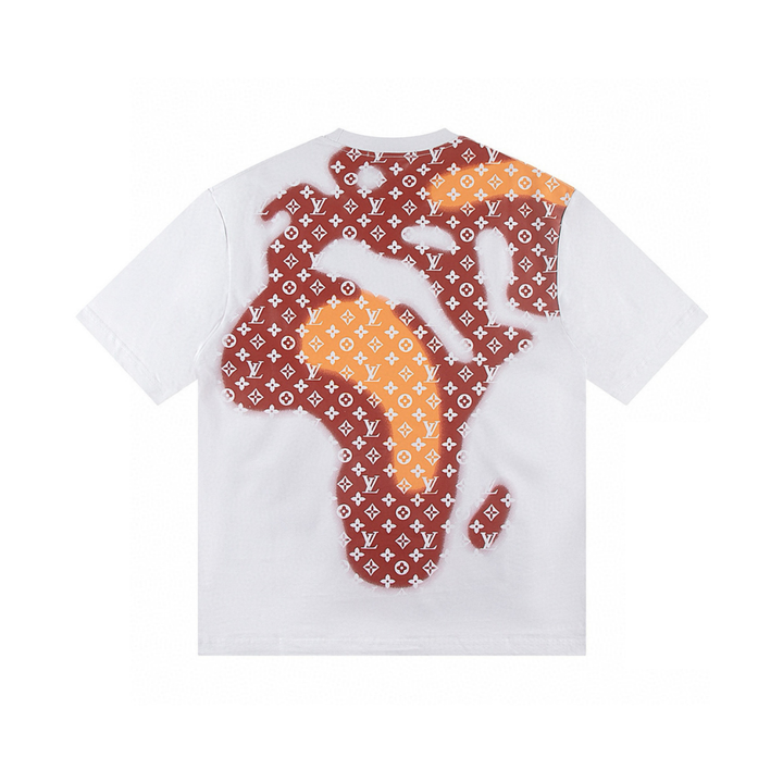 Exklusives Louis Vuitton T-Shirt Luxuriöses Baumwoll-Design Ikonischer Monogramm-Print