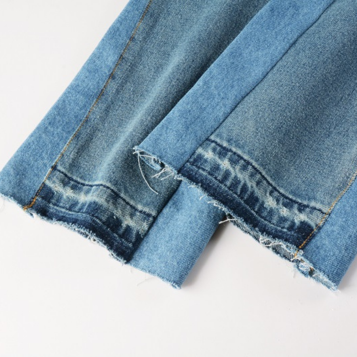 Amiri Blaue Patch Flared Jeans: Luxuriöse Denim-Hose mit Schlag für Herren