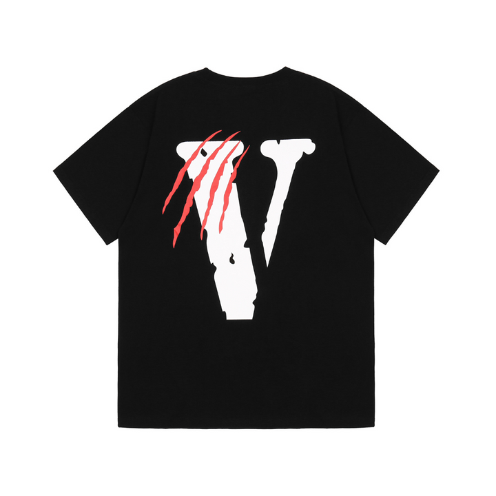 V-LONE Schwarzes V Panther T-Shirt: Lässiges Urban Streetwear Statement Unisex