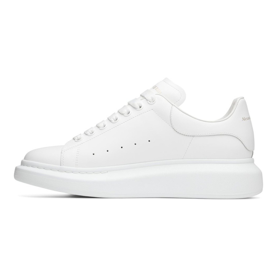 Alexander McQueen Weiße Luxus-Sneaker Damen: Stilvolle Oversized Plateausohle Design