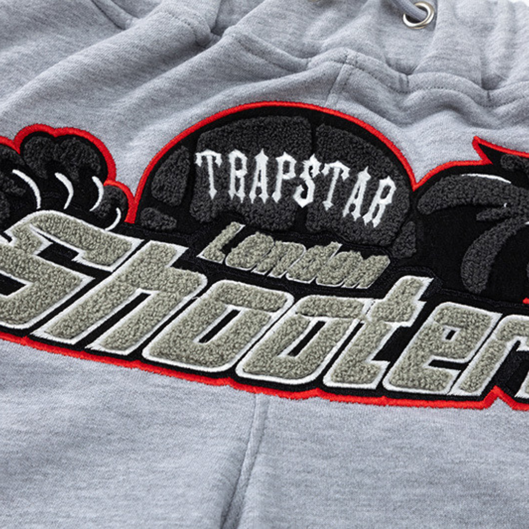 Coole Trapstar London Shooters Kurzes Set – Stylischer Streetwear Trainingsanzug