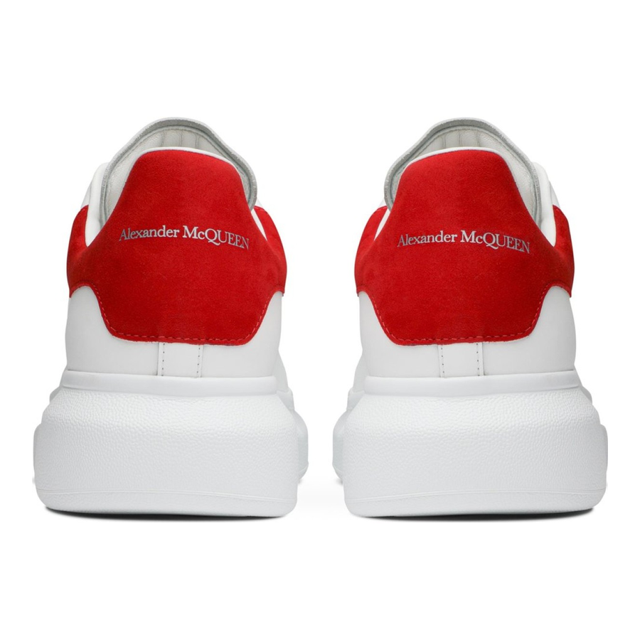 Alexander McQueen Luxuriöse Schwarz-Weiß-Rot Designer-Sneaker – Einzigartiger Stil