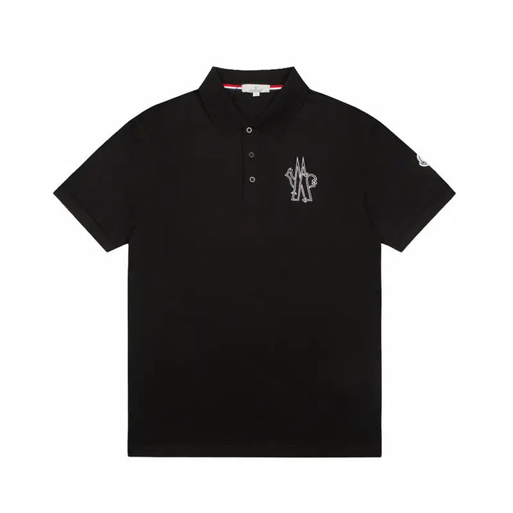 Moncler Luxus Polohemd für Herren mit ikonischem Logo, atmungsaktiv & bequem
