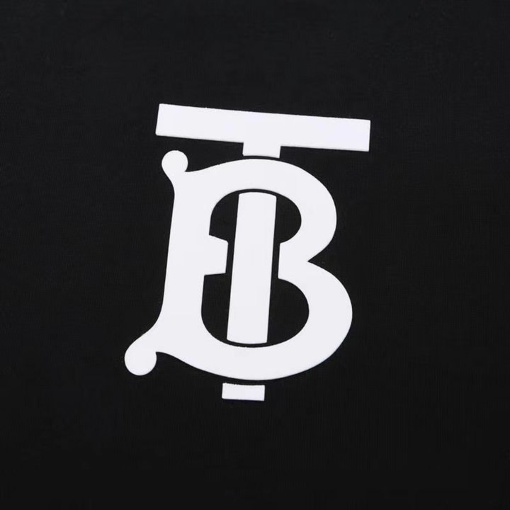Exklusives Burberry T-Shirt Herren Baumwolle Klassisches Logo Design Kurzarm Luxus Top