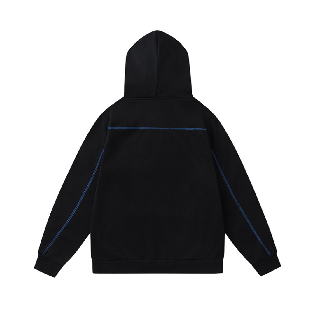 Trapstar Irongate Arch Chenille Trainingsanzug Schwarz-Blau für Herren