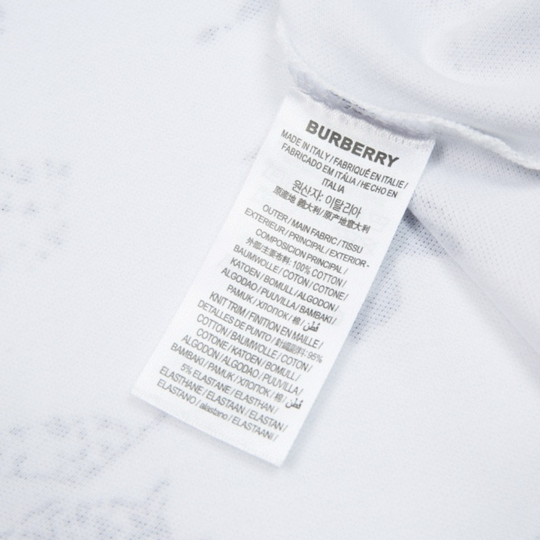 Burberry Herren Luxus Baumwoll-Polohemd Klassisches Design Bequeme Passform Eleganter Stil