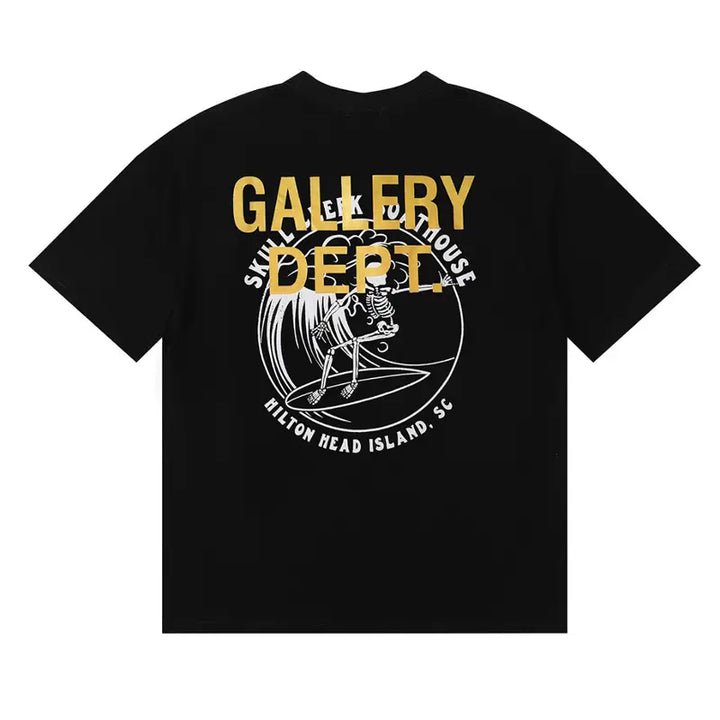 Gallery Dept. Vintage-Streetwear T-Shirt: Lässiger Oversize-Fit, Handbemalte Kunst, Unisex